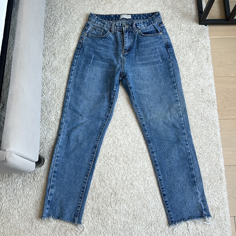 Korea Straight Leg Denim Jeans